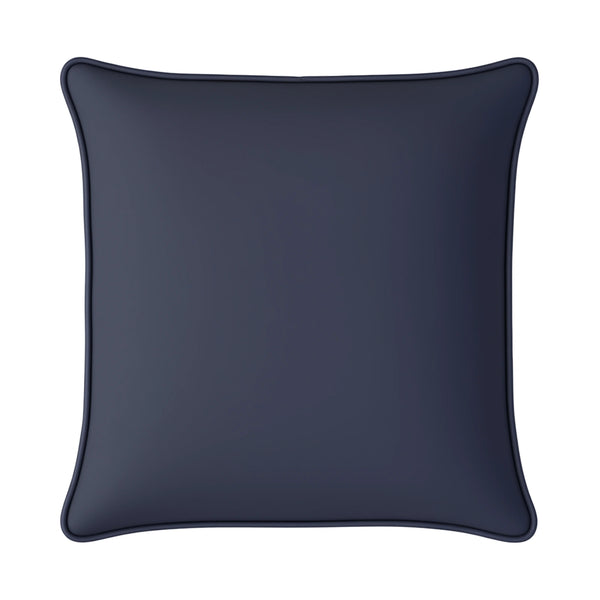 Mojo MJOC0372 60cm Solid Navy Cushion Cover with Pipe – large piped solid navy outdoor cushion cover
