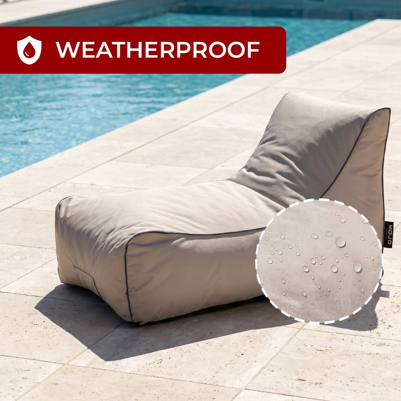 Mojo 65cm Taupe My Lounge Outdoor Expandable Chair