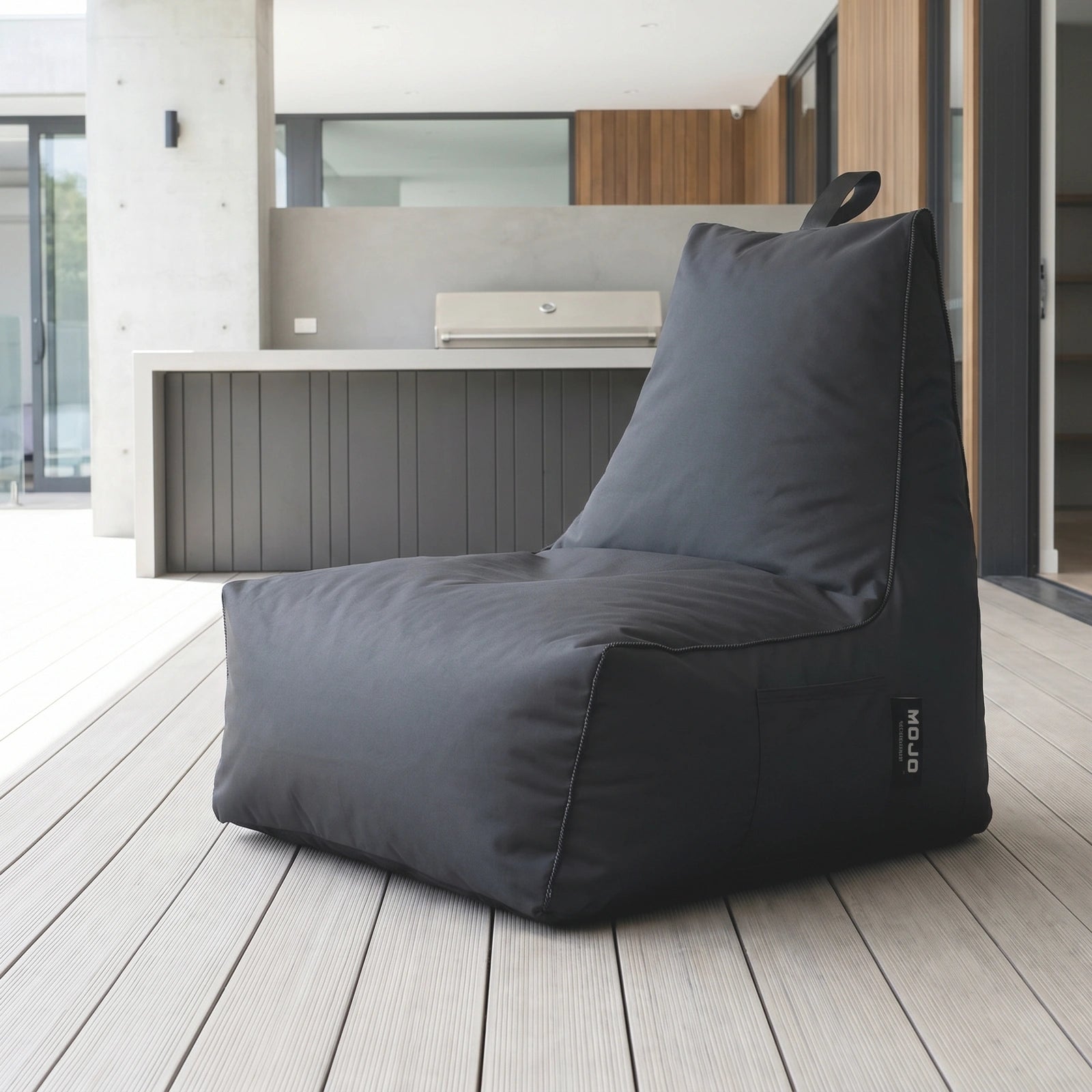 Mojo 77cm Charcoal My Chair Outdoor Expandable Furniture