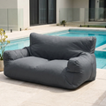 Mojo 91cm Charcoal Double Couch Outdoor Expandable Furniture