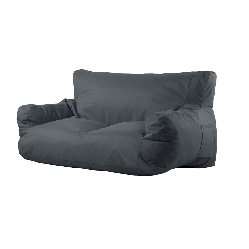 Mojo 91cm Charcoal Double Couch Outdoor Expandable Furniture